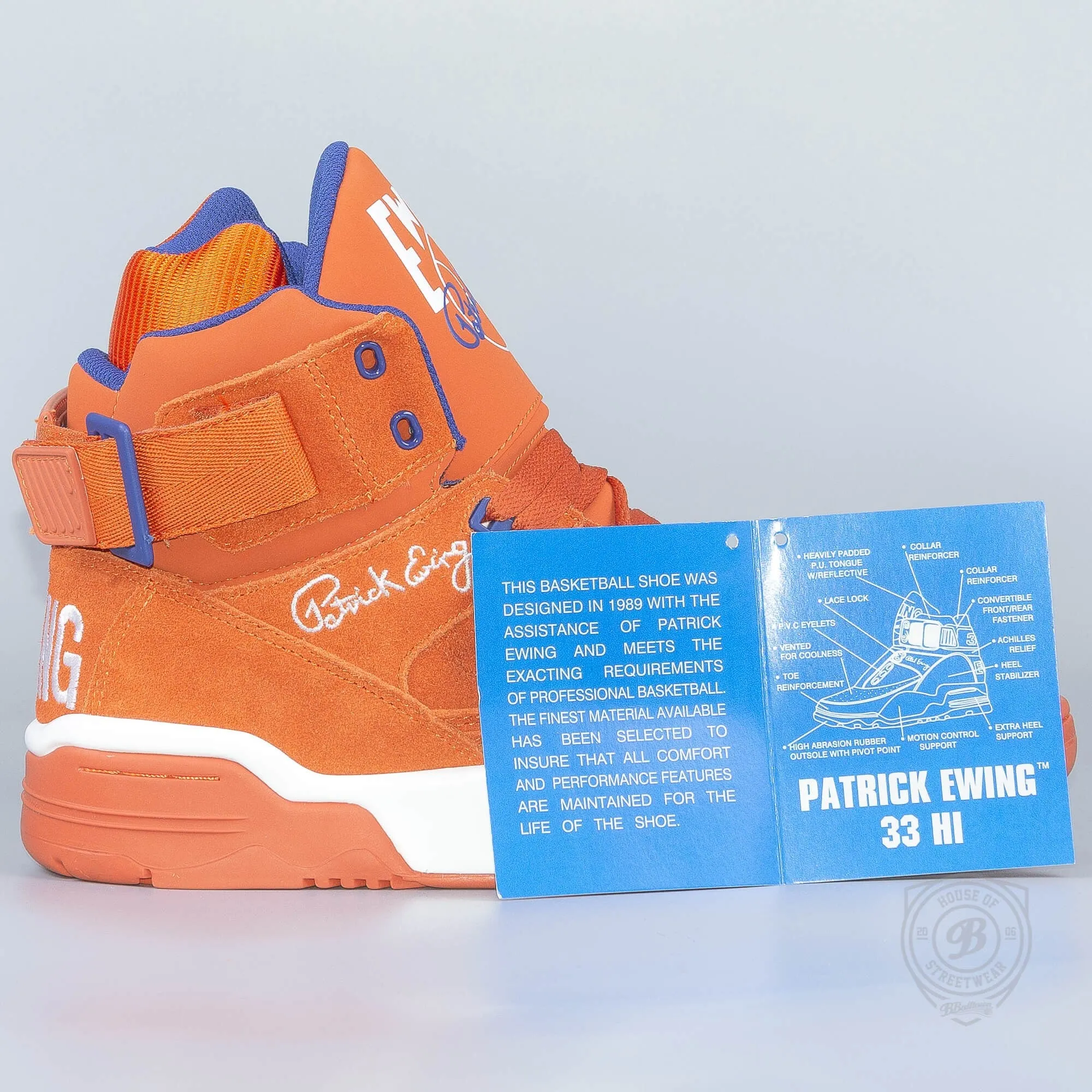 Ewing Athletics 33Hi Og ''Mecca'' Orange Suede