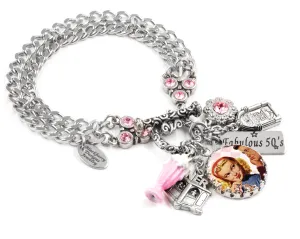 Fabulous Fifties Charm Bracelet, 1950's Jewelry