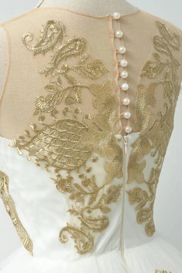 Fabulous White Homecoming Dress  Jewel Knee-Length Lace Appliques TR0099