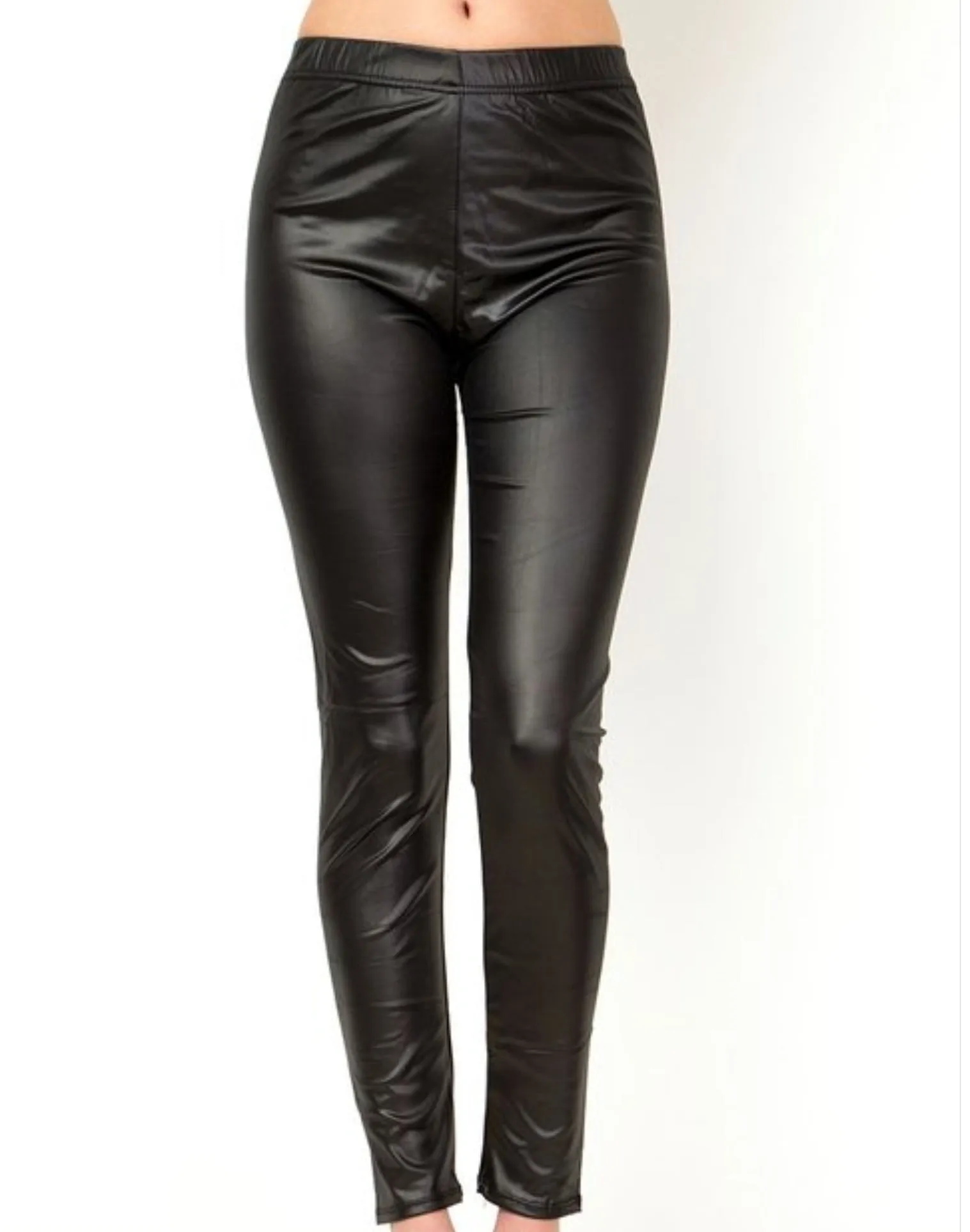 Faux Leather Look Leggings