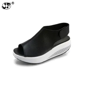 Female Sandals Vintage Wedges Platform Shoes