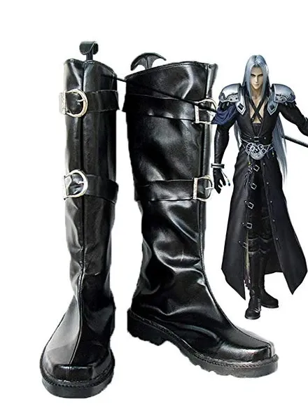 Final Fantasy VII Sephiroth Cosplay Boots Shoes