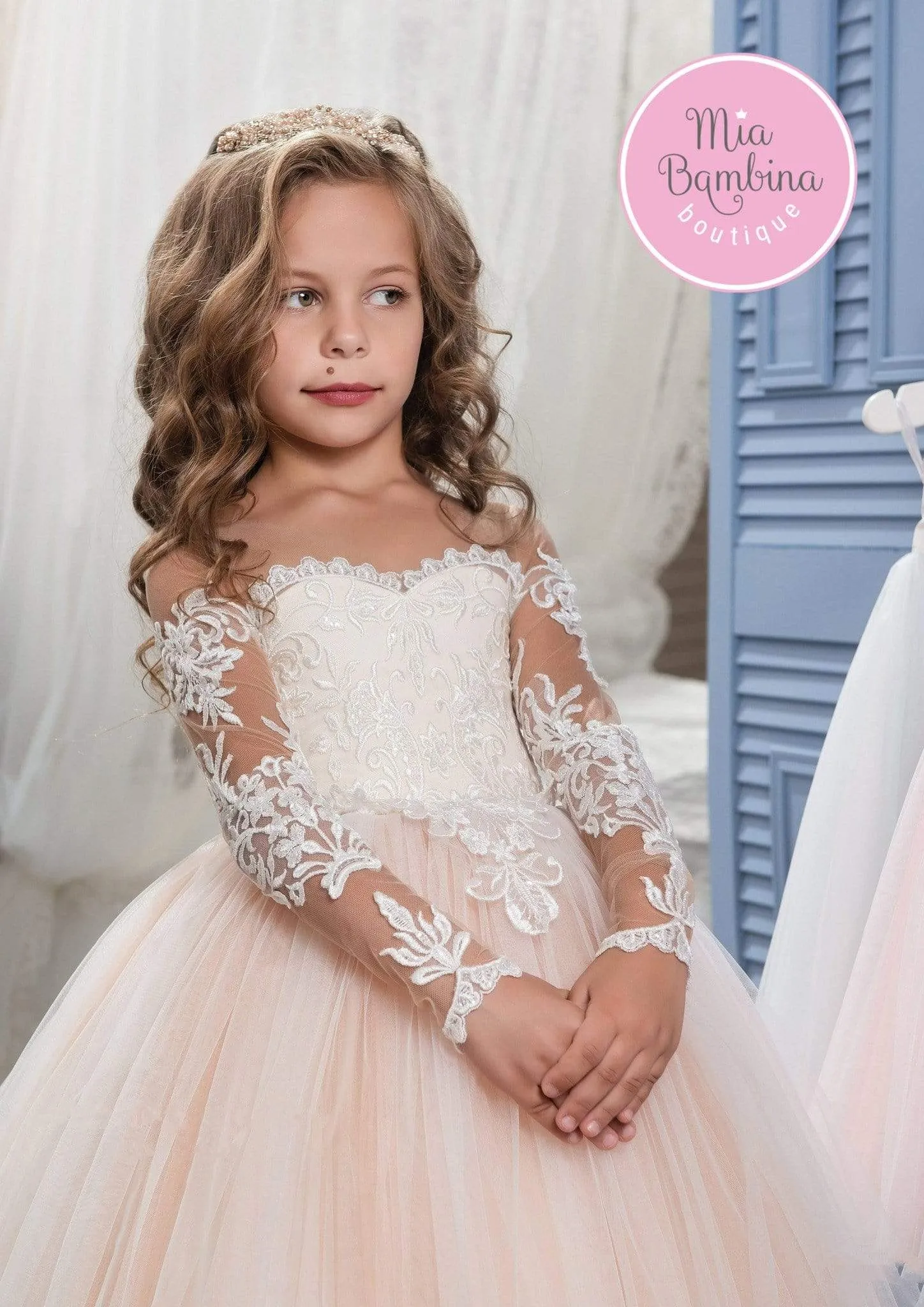 FINAL SALE Raleigh - Flower Girl Dress