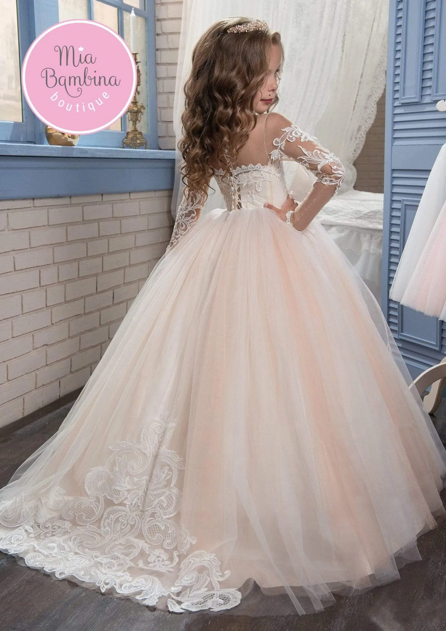 FINAL SALE Raleigh - Flower Girl Dress