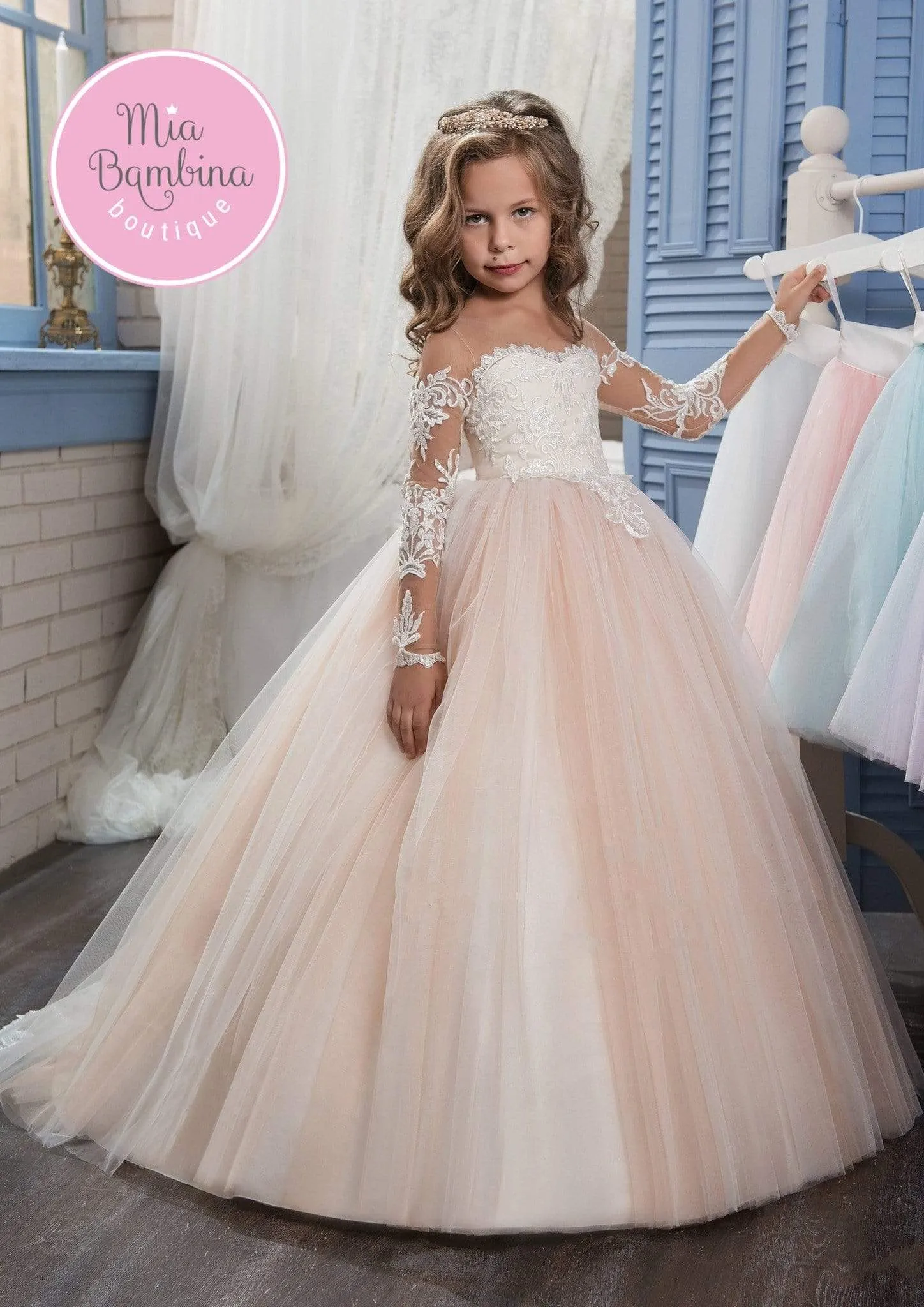 FINAL SALE Raleigh - Flower Girl Dress