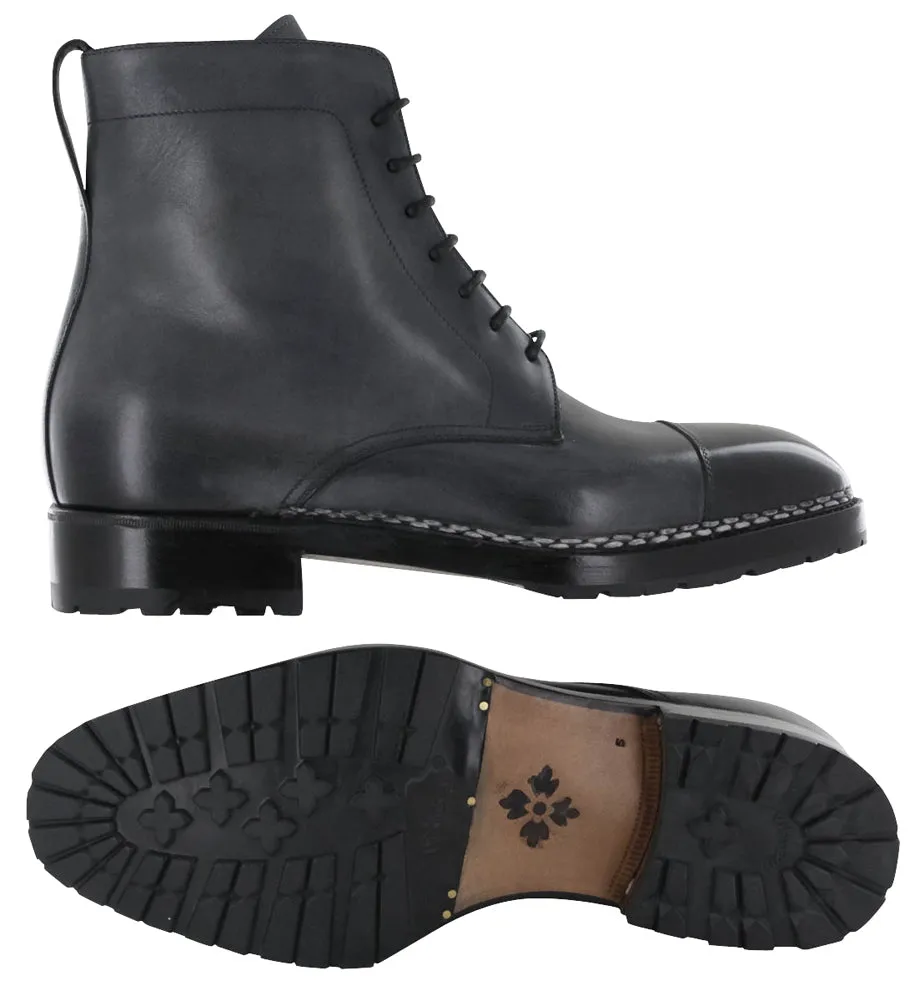 Fiori Di Lusso Gray Cap Toe Boots