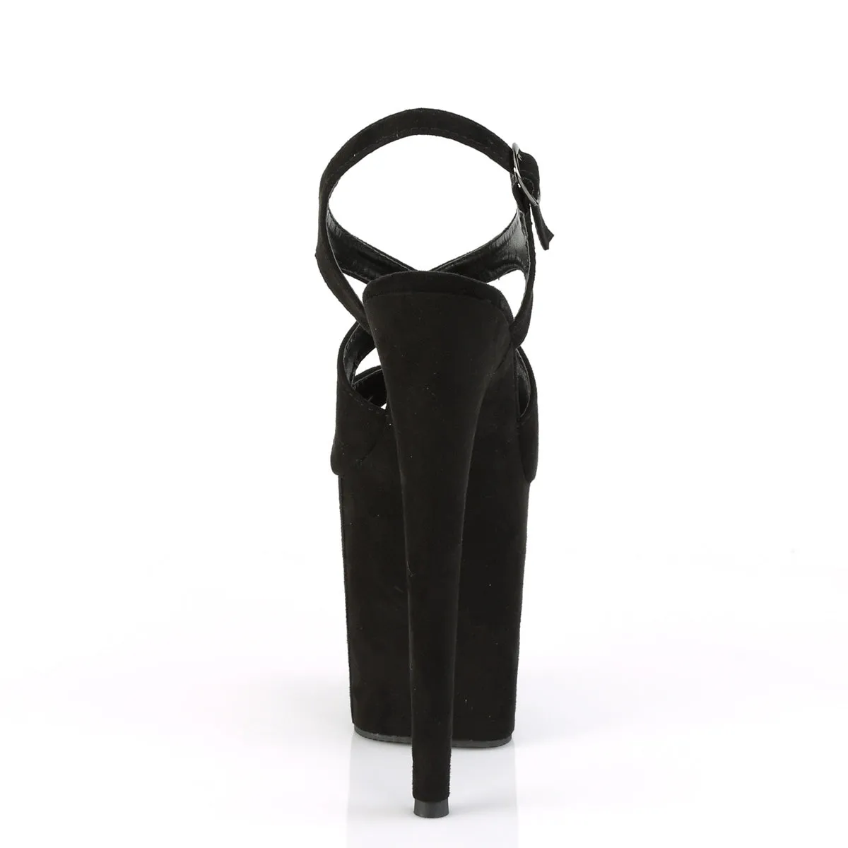 FLAMINGO-831FS  Black Faux Suede/Black Faux Suede