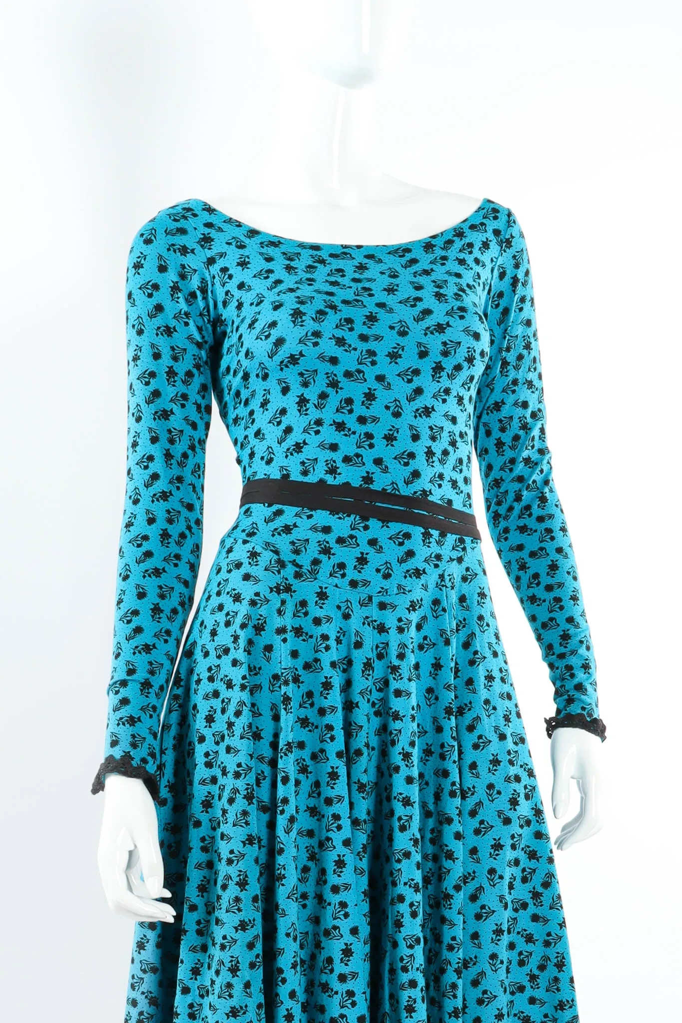 Floral Lace Up Dress