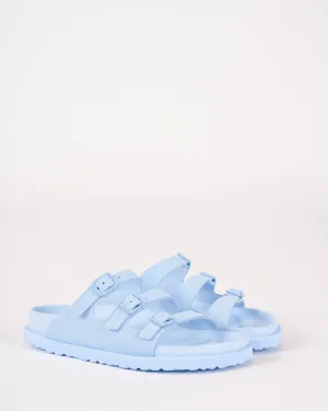 florida suede sandal - powder blue