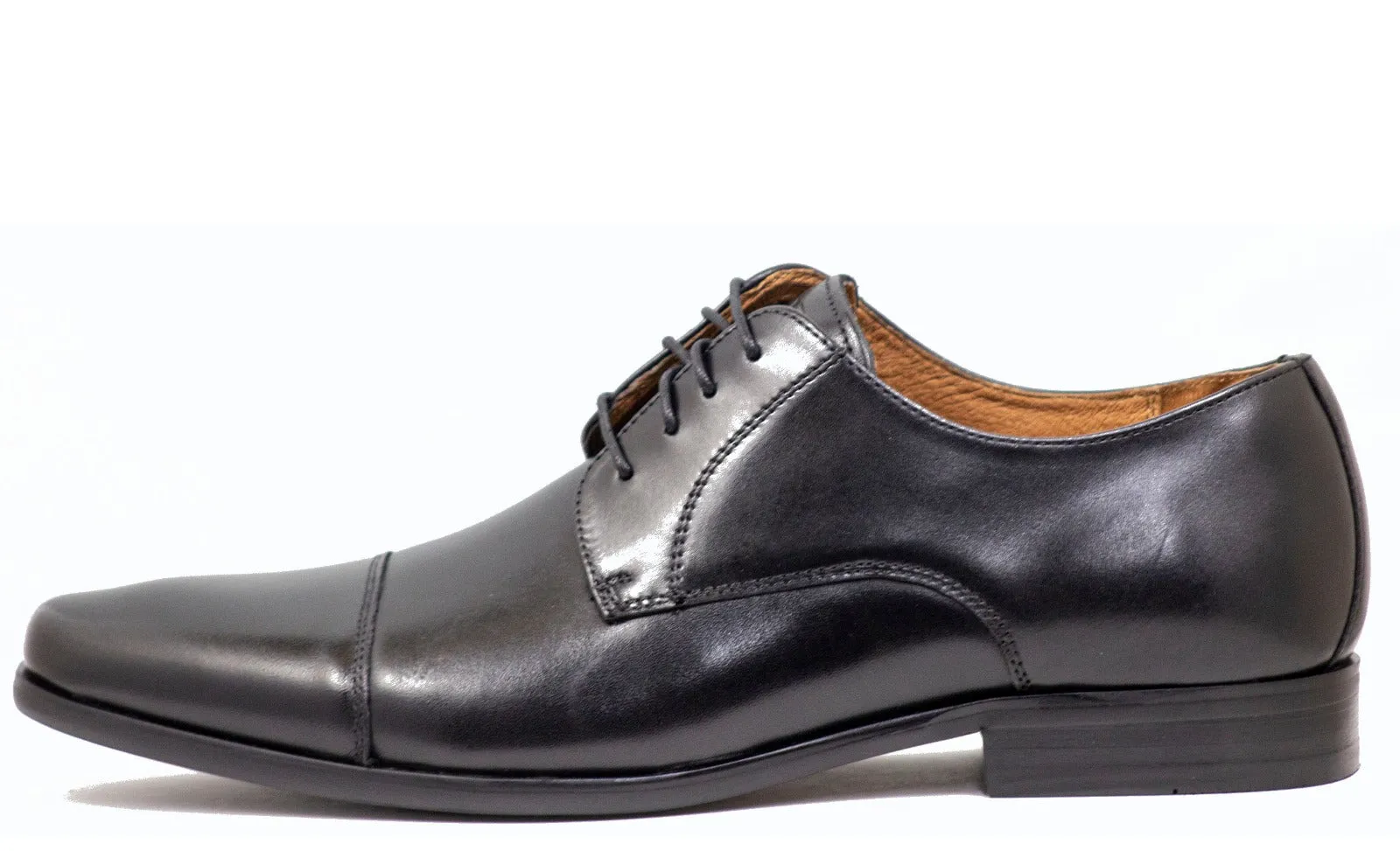 Florsheim Black  Postino Cap Toe Oxford Shoes 15149