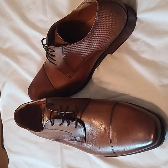 Florsheim Postino Cap Toe Oxford, Cognac, M 9.5