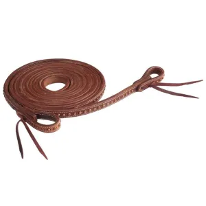 Fort Worth Split Reins with Water Loops & Copper DOts