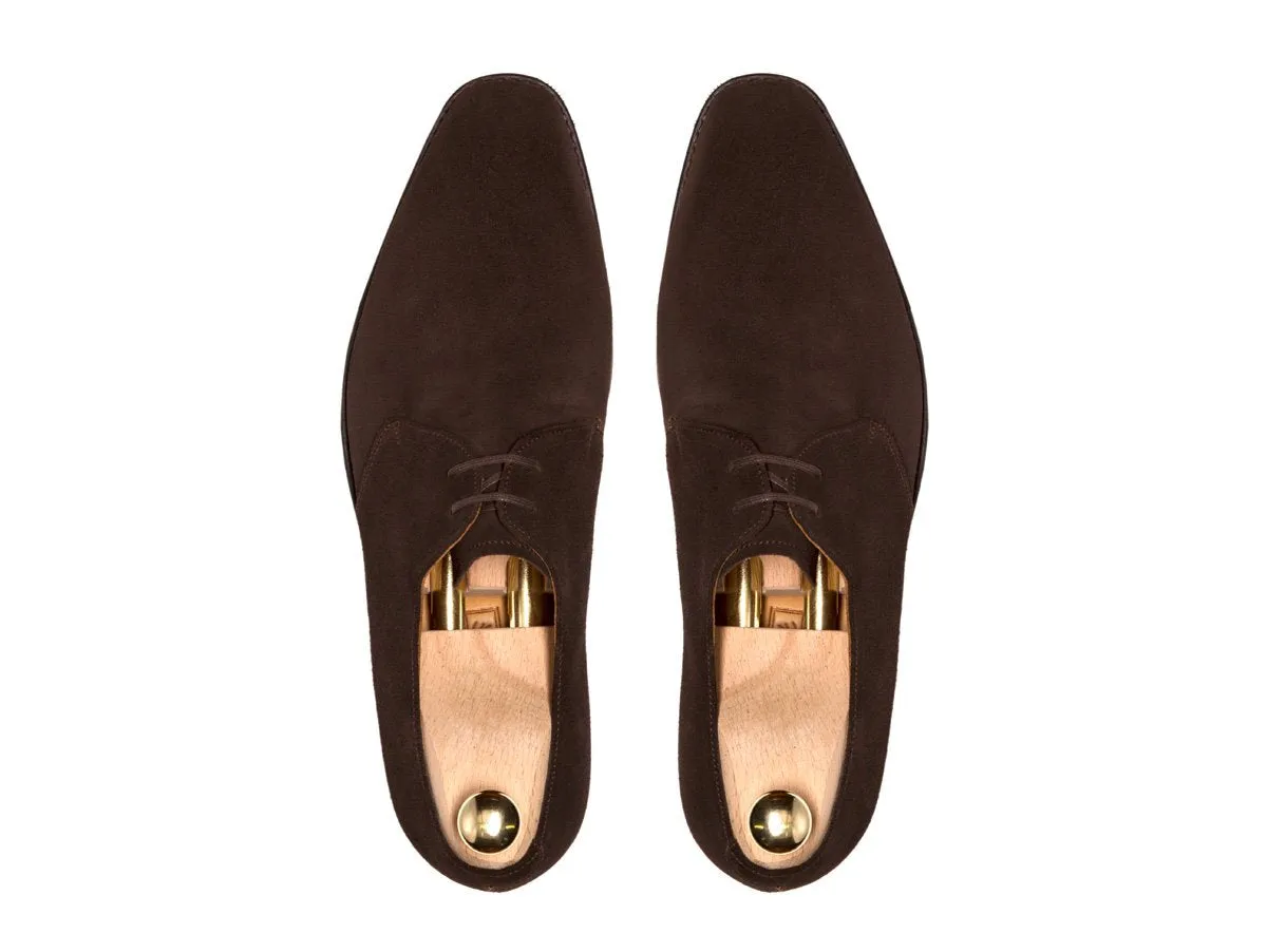 Fremont - MTO - Bitter Chocolate Suede - MGF Last - City Rubber Sole