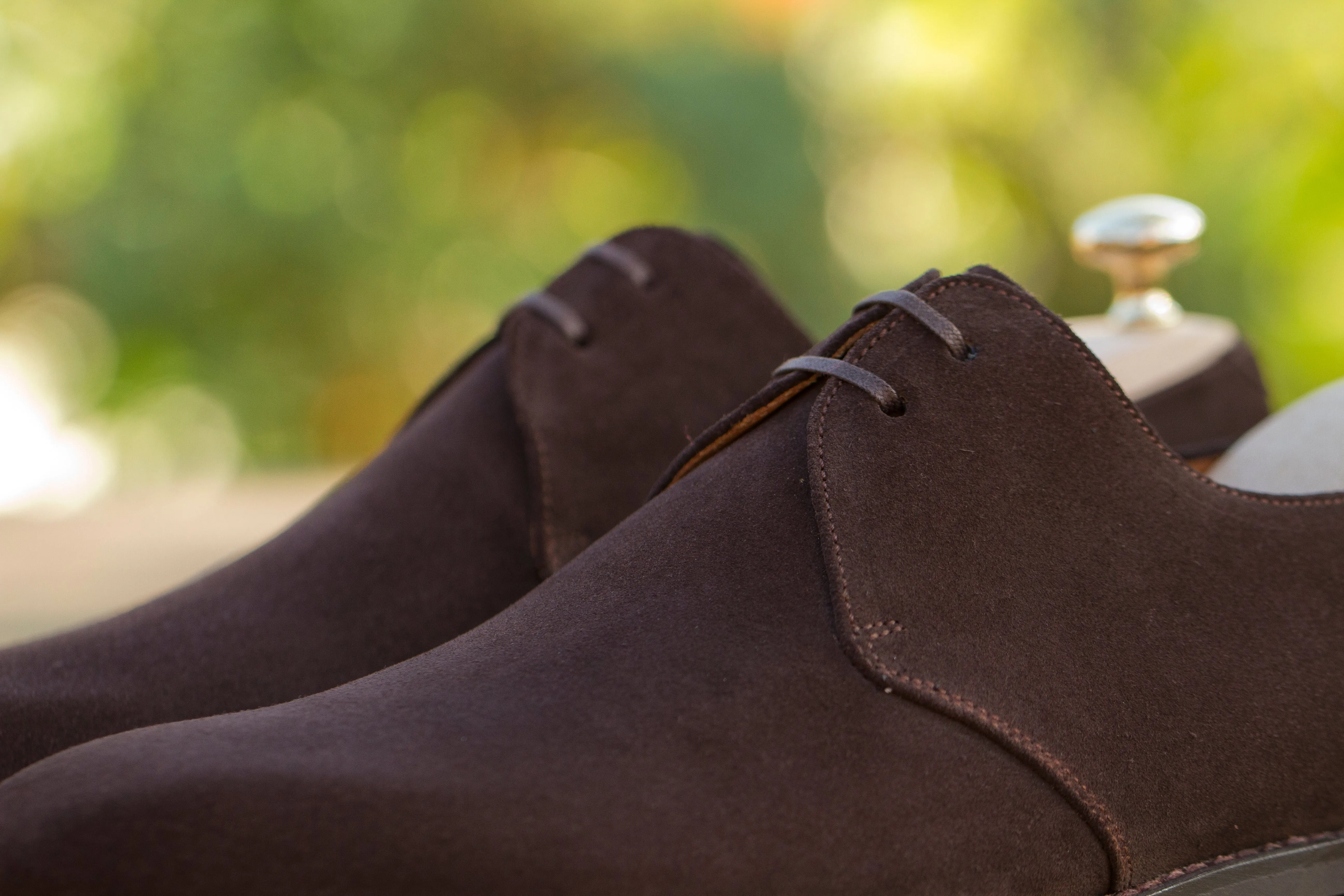 Fremont - MTO - Bitter Chocolate Suede - MGF Last - City Rubber Sole