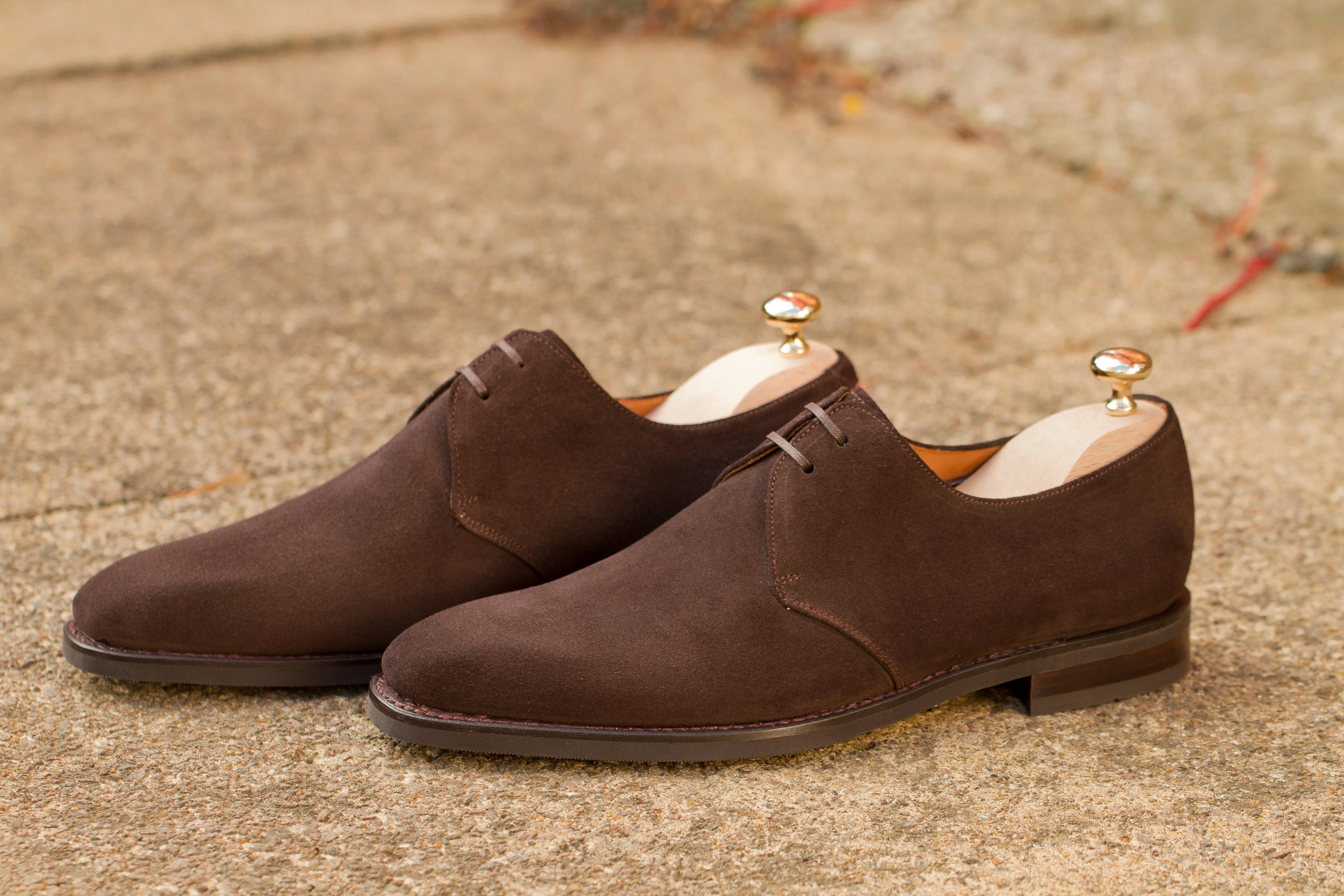 Fremont - MTO - Bitter Chocolate Suede - MGF Last - City Rubber Sole