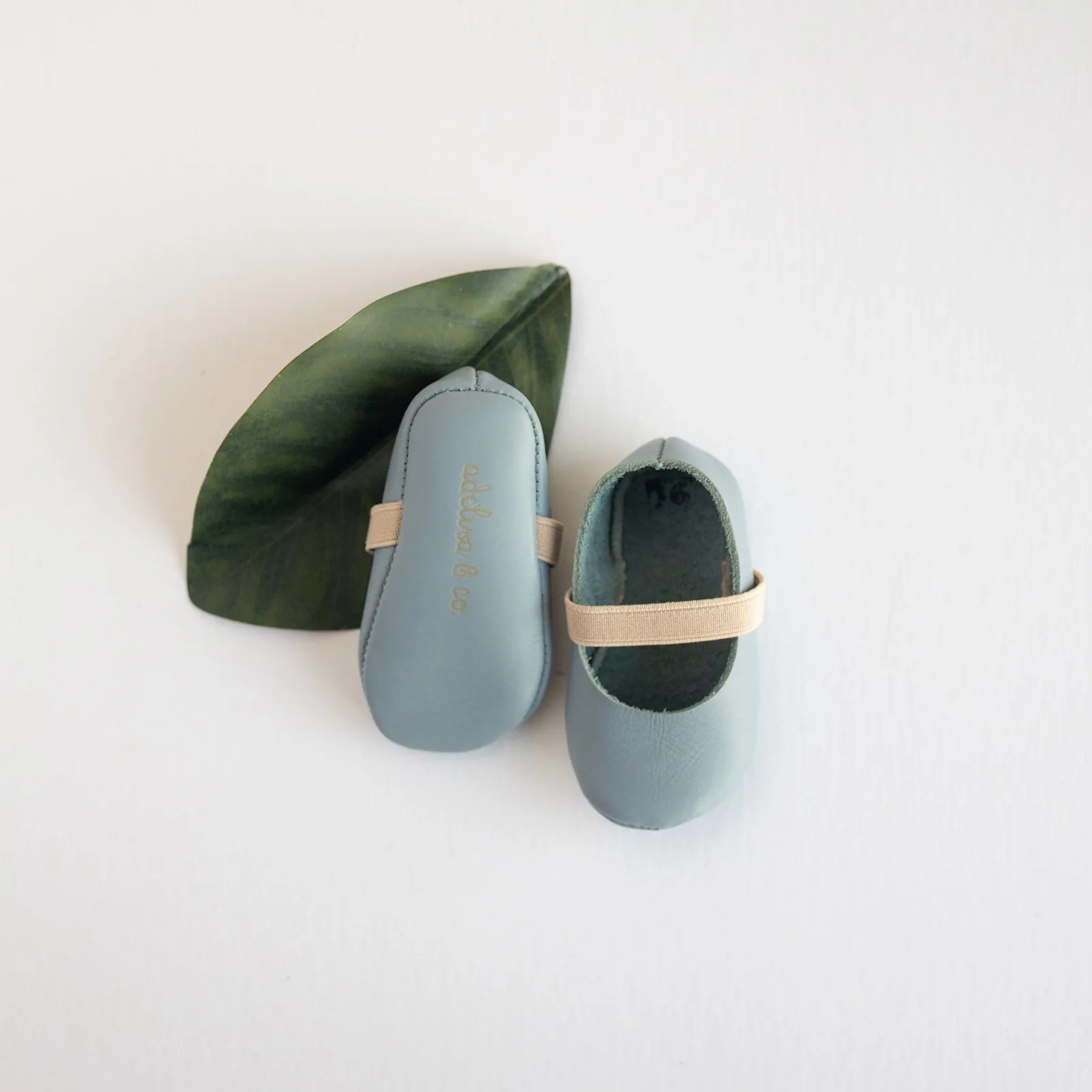 French Blue Soft Sole Mary Jane