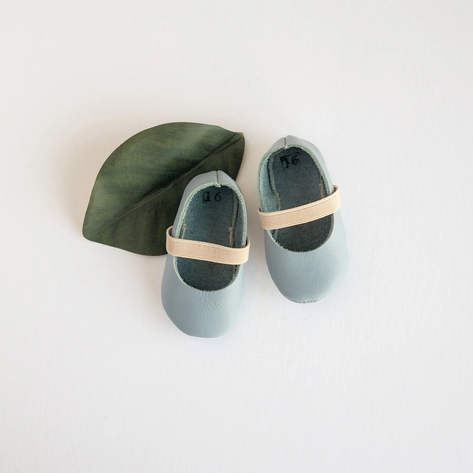 French Blue Soft Sole Mary Jane