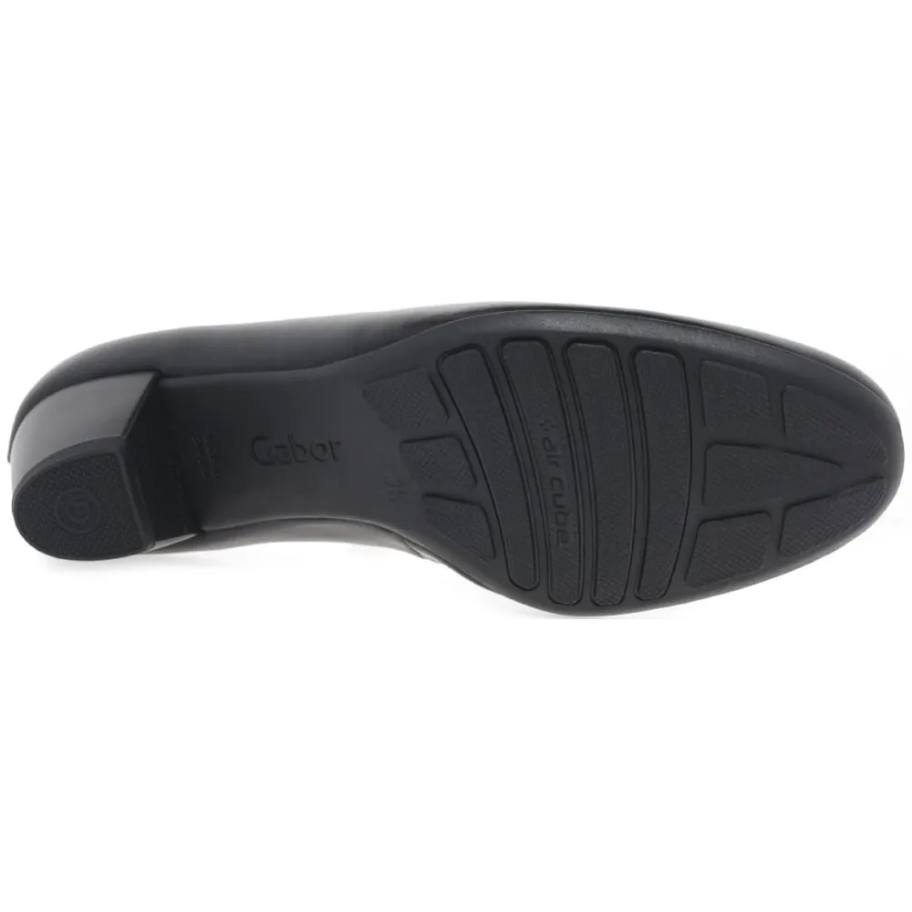 Gabor Brambling Black Leather Shoes
