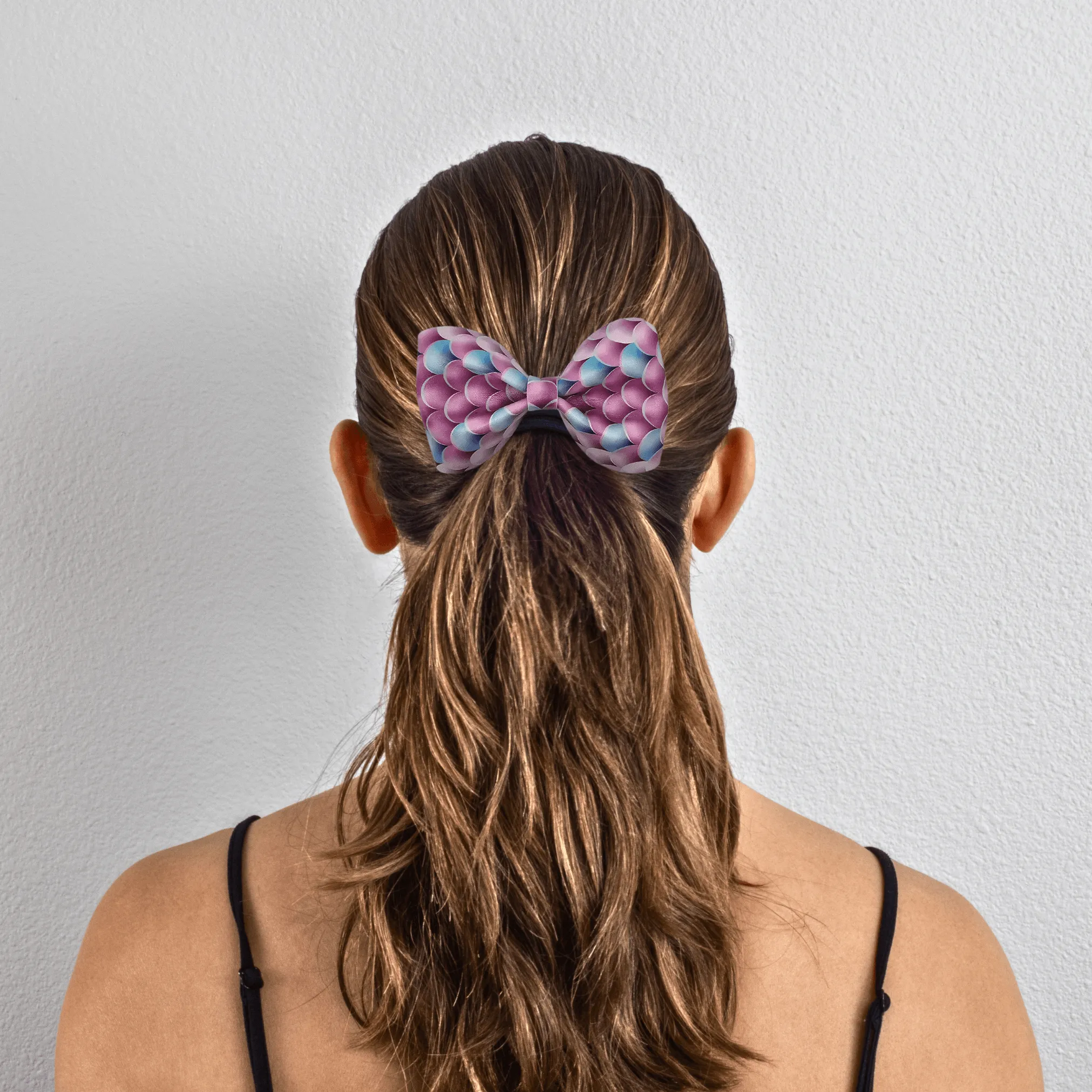 Galaxy Moon Pinch Hair Bow
