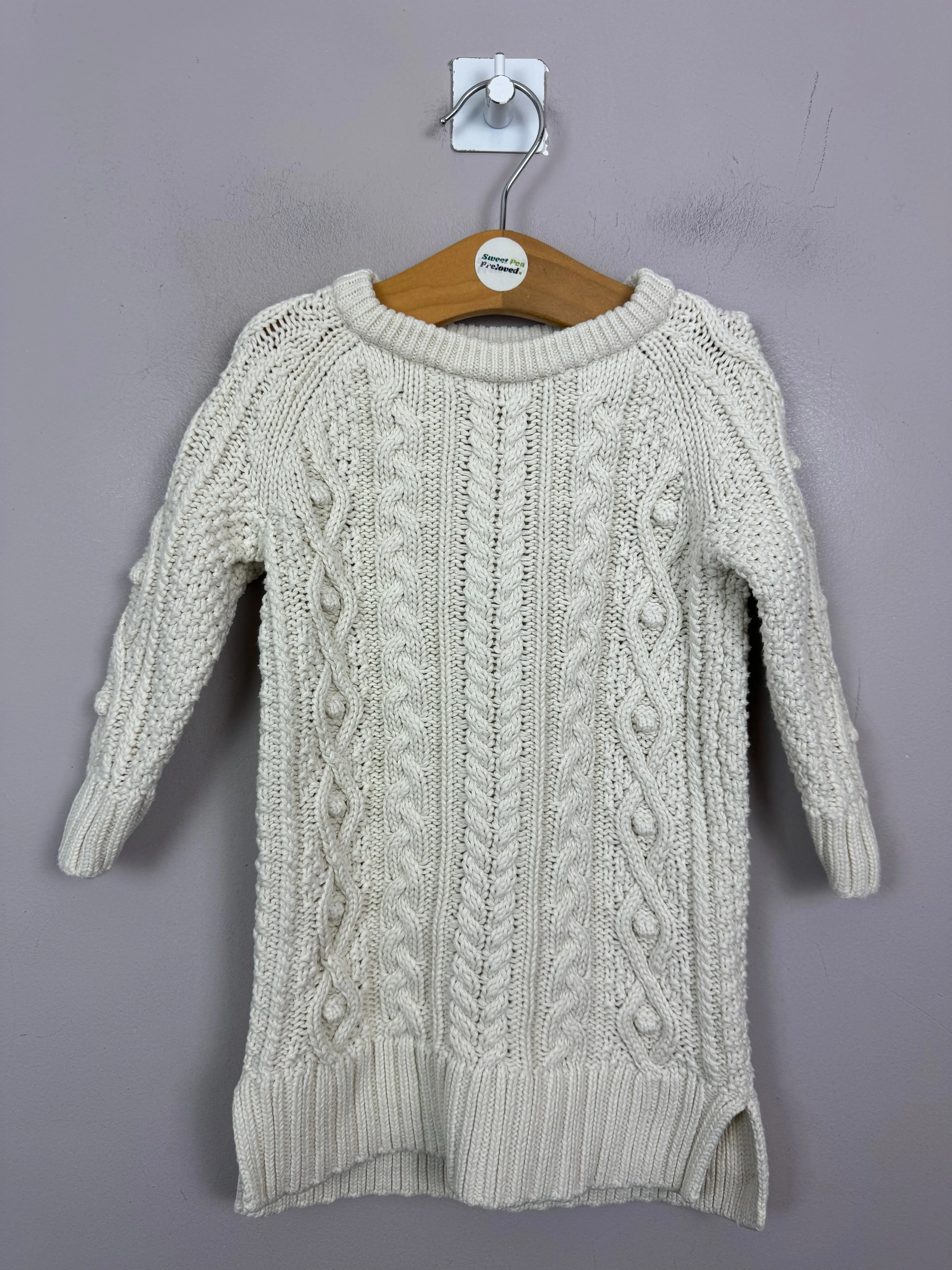 Gap Cable Knit Dress 12-18m & 18-24m