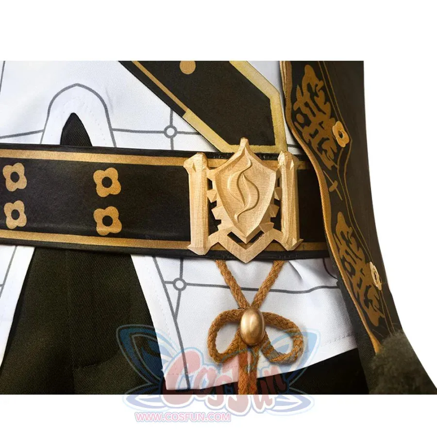 Genshin Impact Diluc Cosplay Costume Brown Version C00350