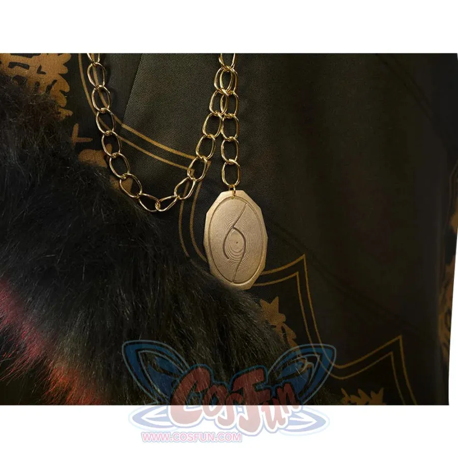 Genshin Impact Diluc Cosplay Costume Brown Version C00350