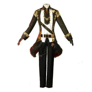 Genshin Impact Diluc Cosplay Costume Brown Version C00350