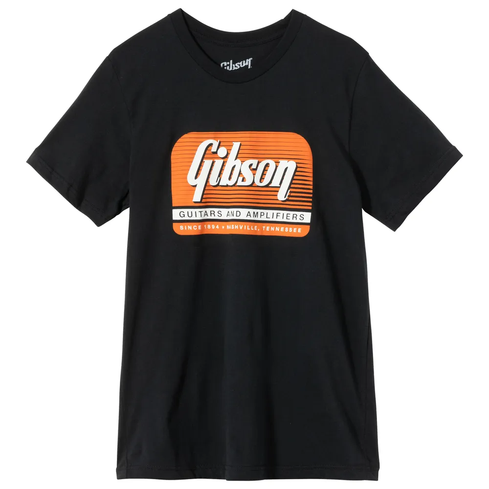 Gibson Guitars And Amplifiers Tee Black 2XL