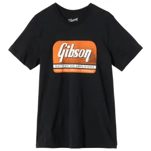 Gibson Guitars And Amplifiers Tee Black Small