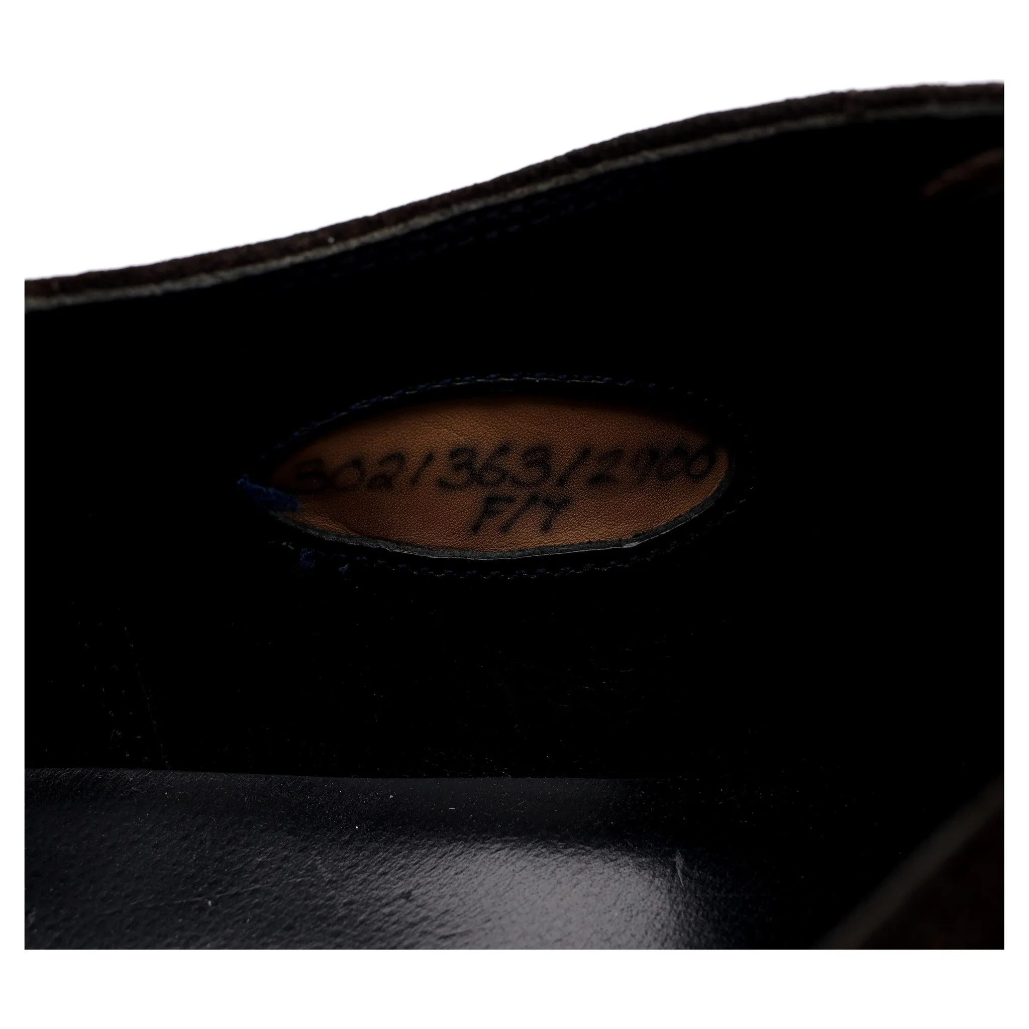 Gieves & Hawkes Dark Brown Suede Oxford UK 7 F