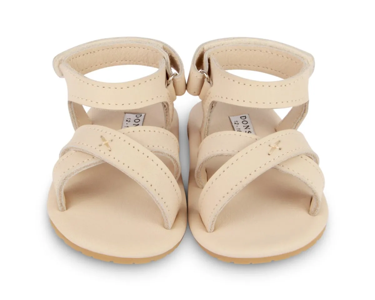 Giggles - Cream Leather