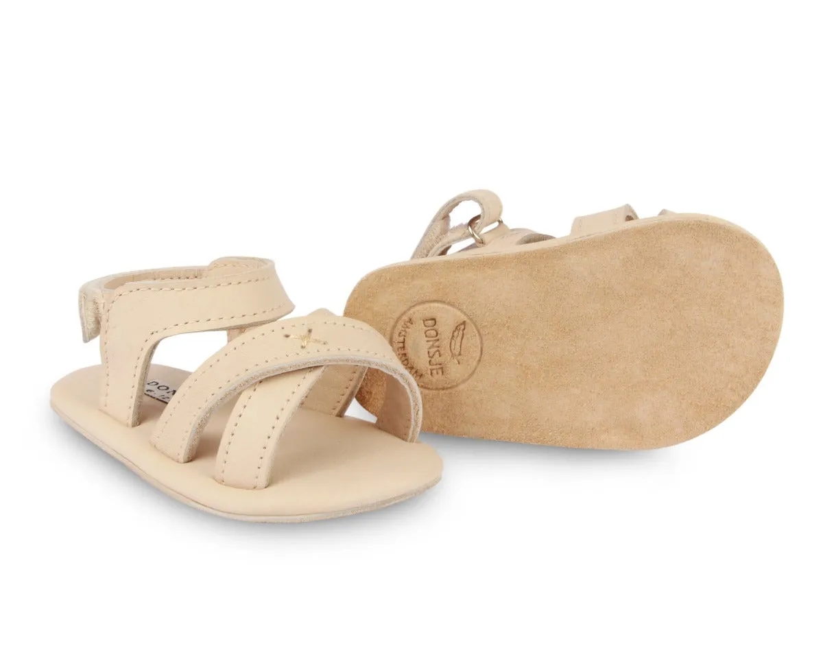 Giggles - Cream Leather