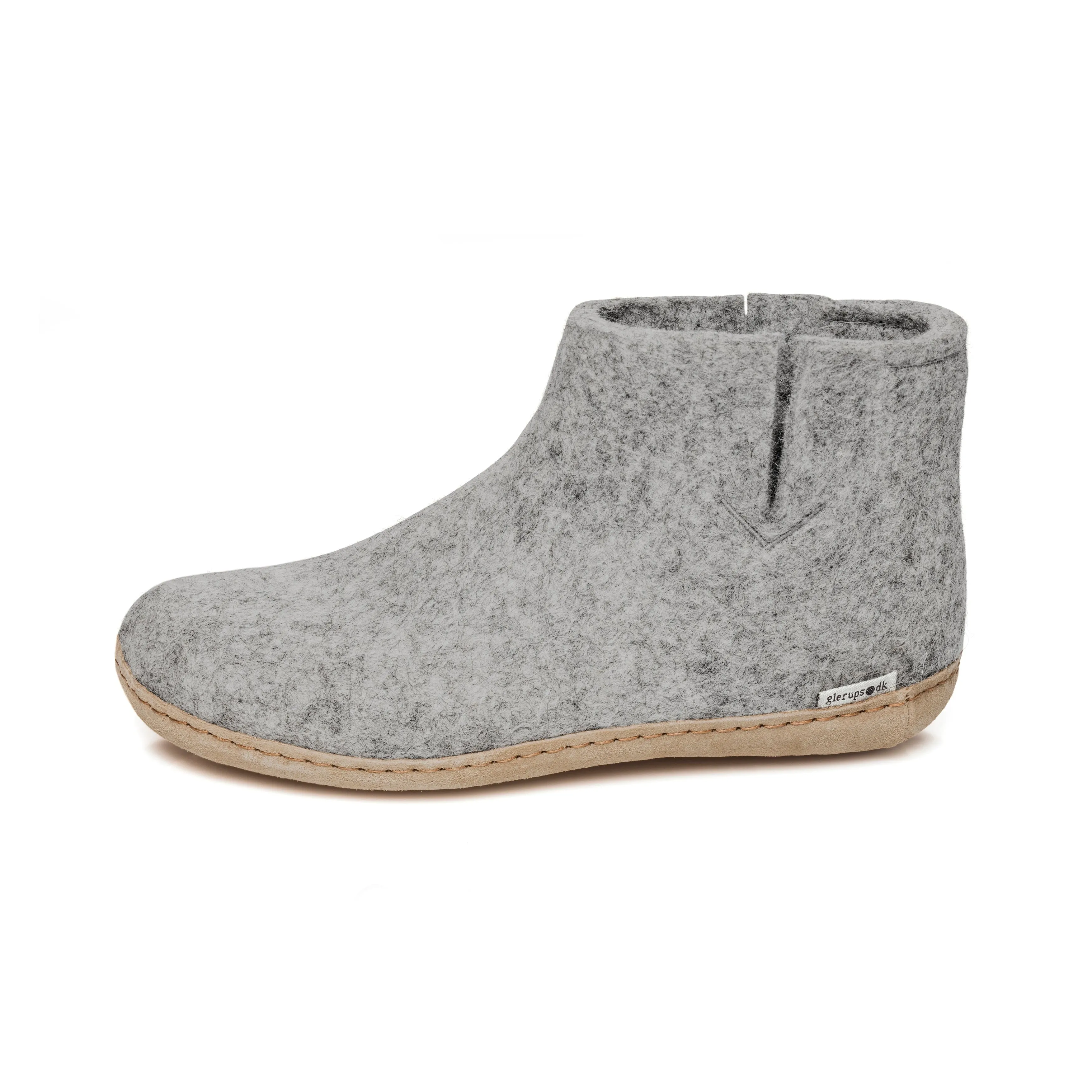 GLERUPS BOOT LEATHER SOLE GREY