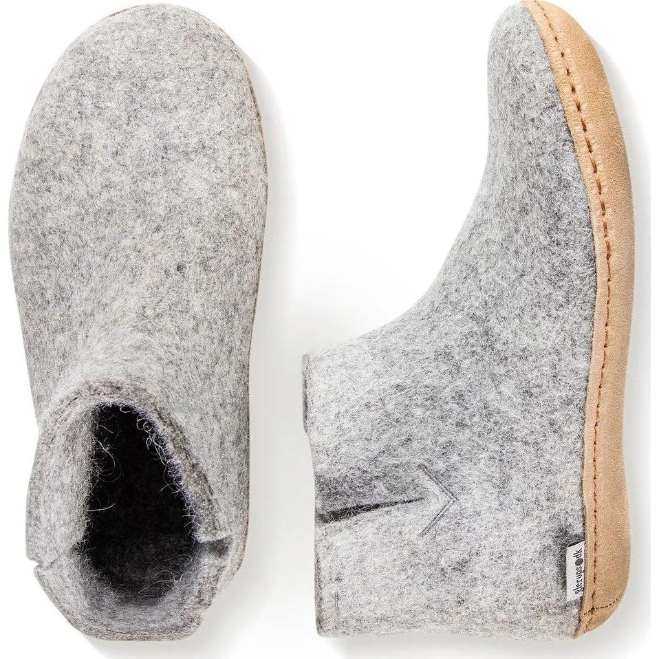 GLERUPS BOOT LEATHER SOLE GREY
