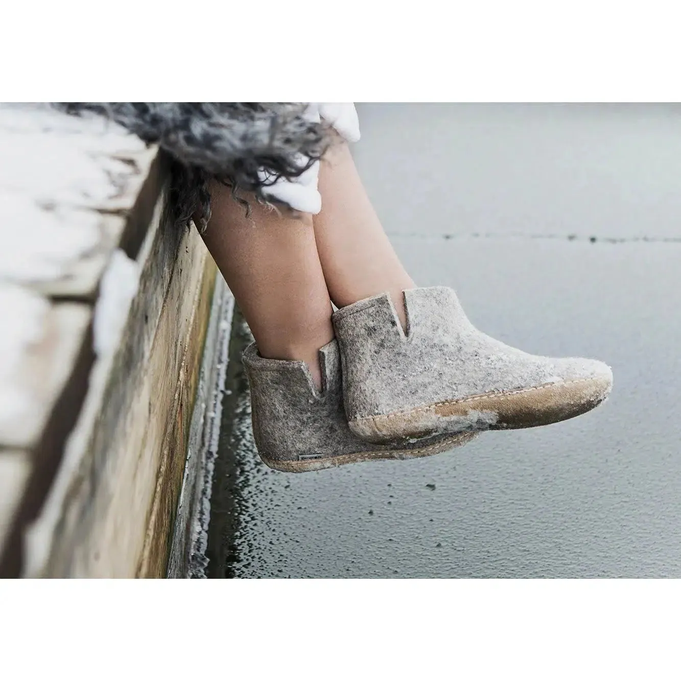 GLERUPS BOOT LEATHER SOLE GREY