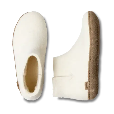 GLERUPS BOOT LEATHER WHITE