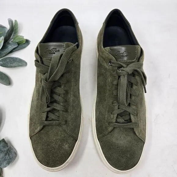 GOOD MAN BRAND Modern London Sneaker Olive Green Suede Size 11.5