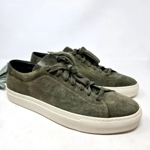 GOOD MAN BRAND Modern London Sneaker Olive Green Suede Size 11.5
