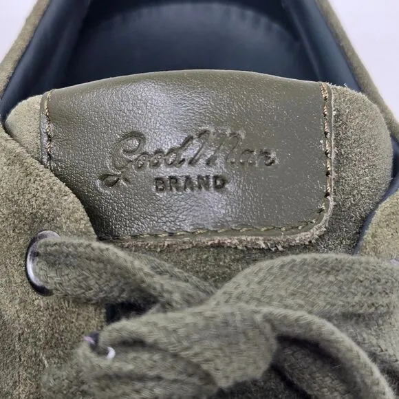 GOOD MAN BRAND Modern London Sneaker Olive Green Suede Size 11.5
