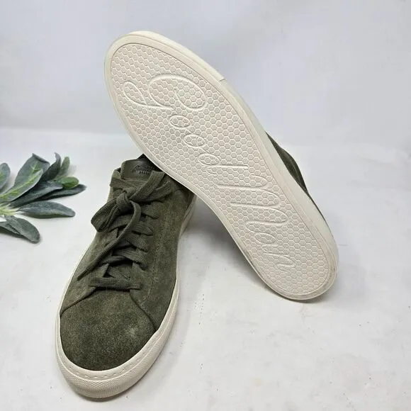 GOOD MAN BRAND Modern London Sneaker Olive Green Suede Size 11.5