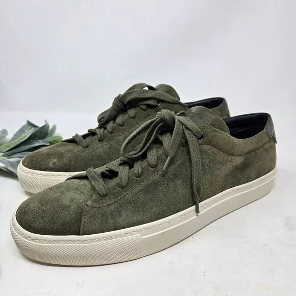 GOOD MAN BRAND Modern London Sneaker Olive Green Suede Size 11.5