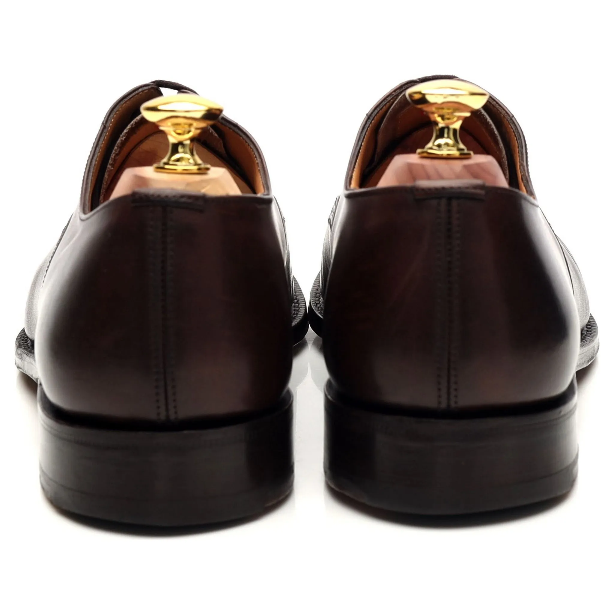 'Granby' Dark Brown Leather Oxford Brogue UK 7 F