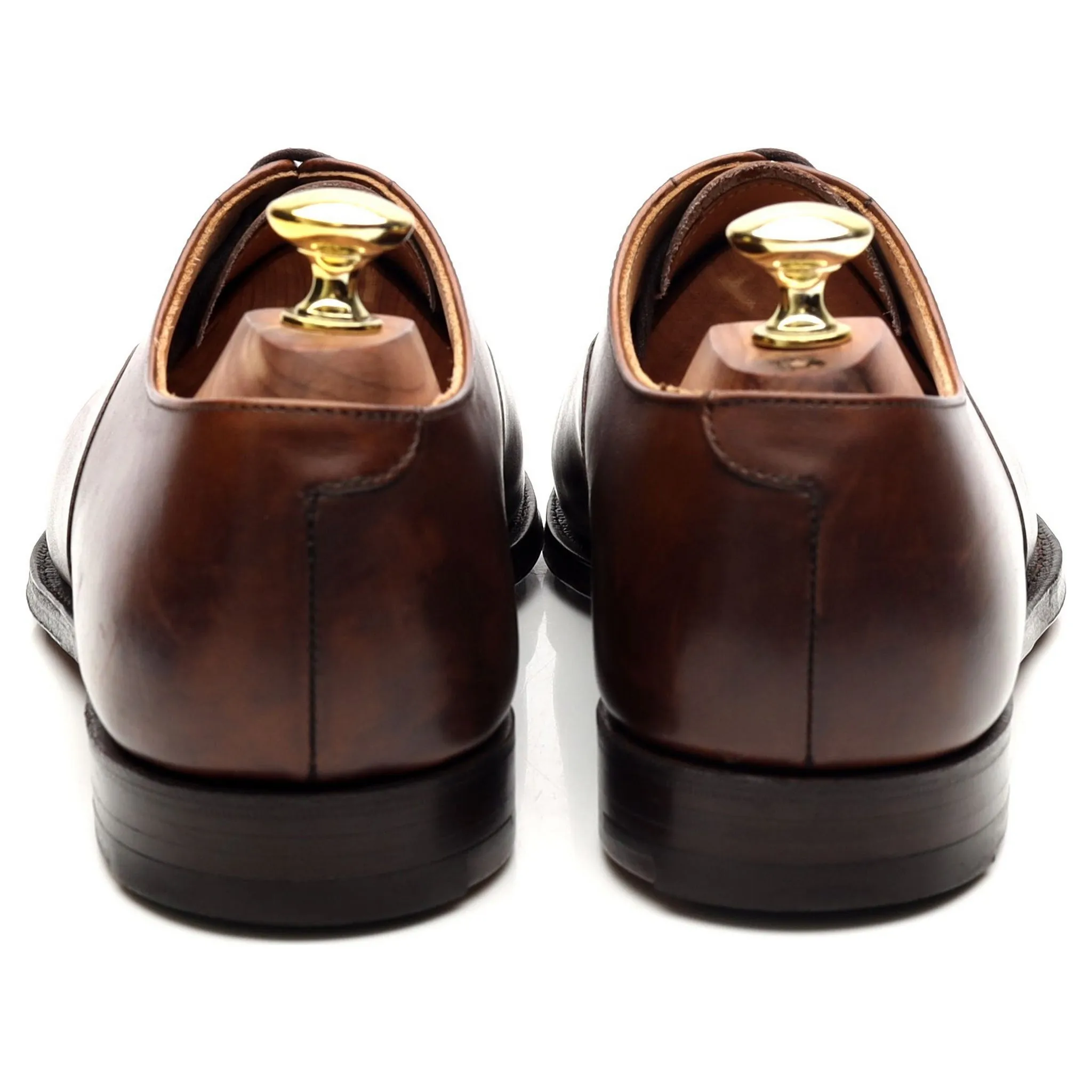 'Hallam' Dark Brown Leather Oxford UK 7 E