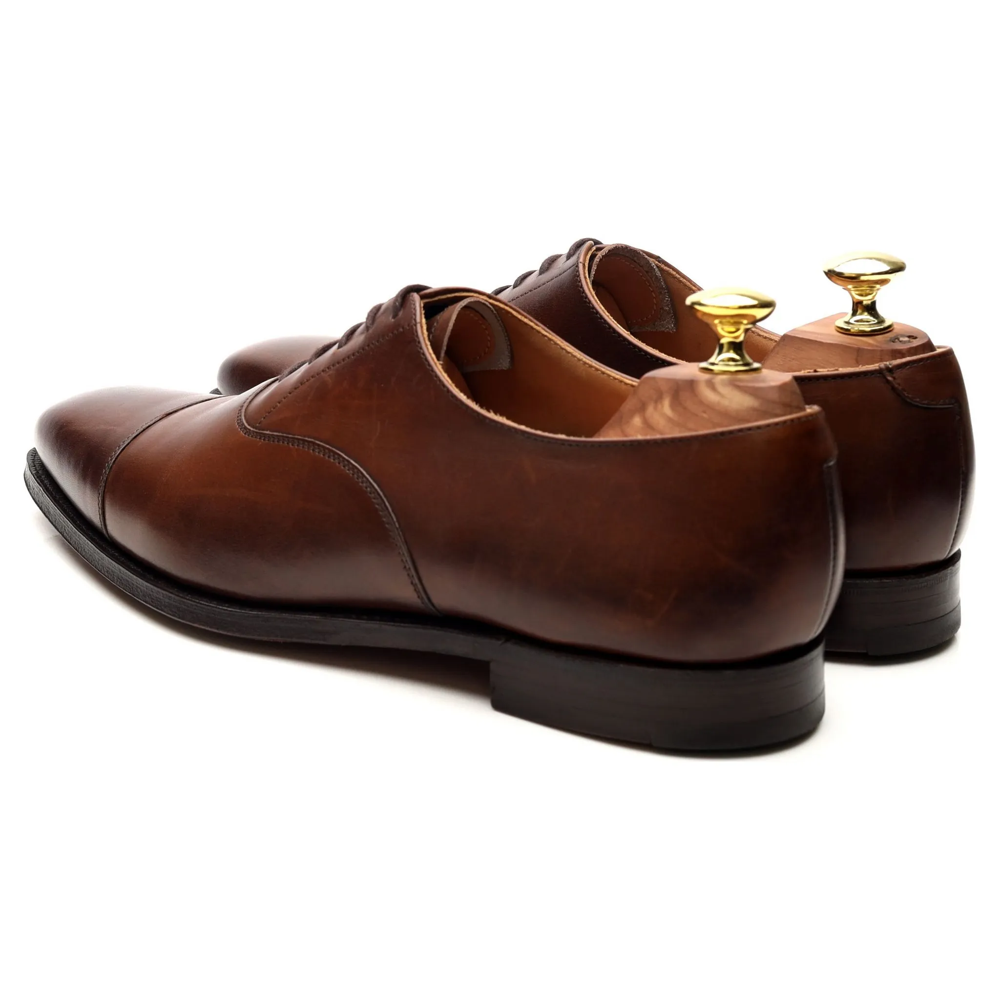 'Hallam' Dark Brown Leather Oxford UK 7 E