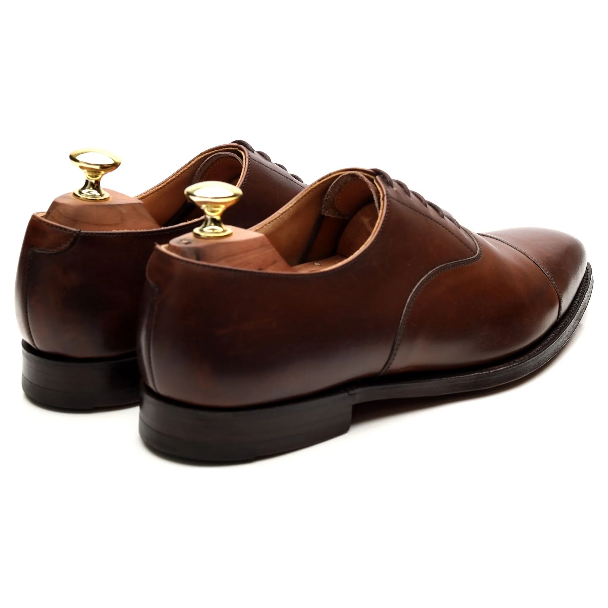'Hallam' Dark Brown Leather Oxford UK 7 E