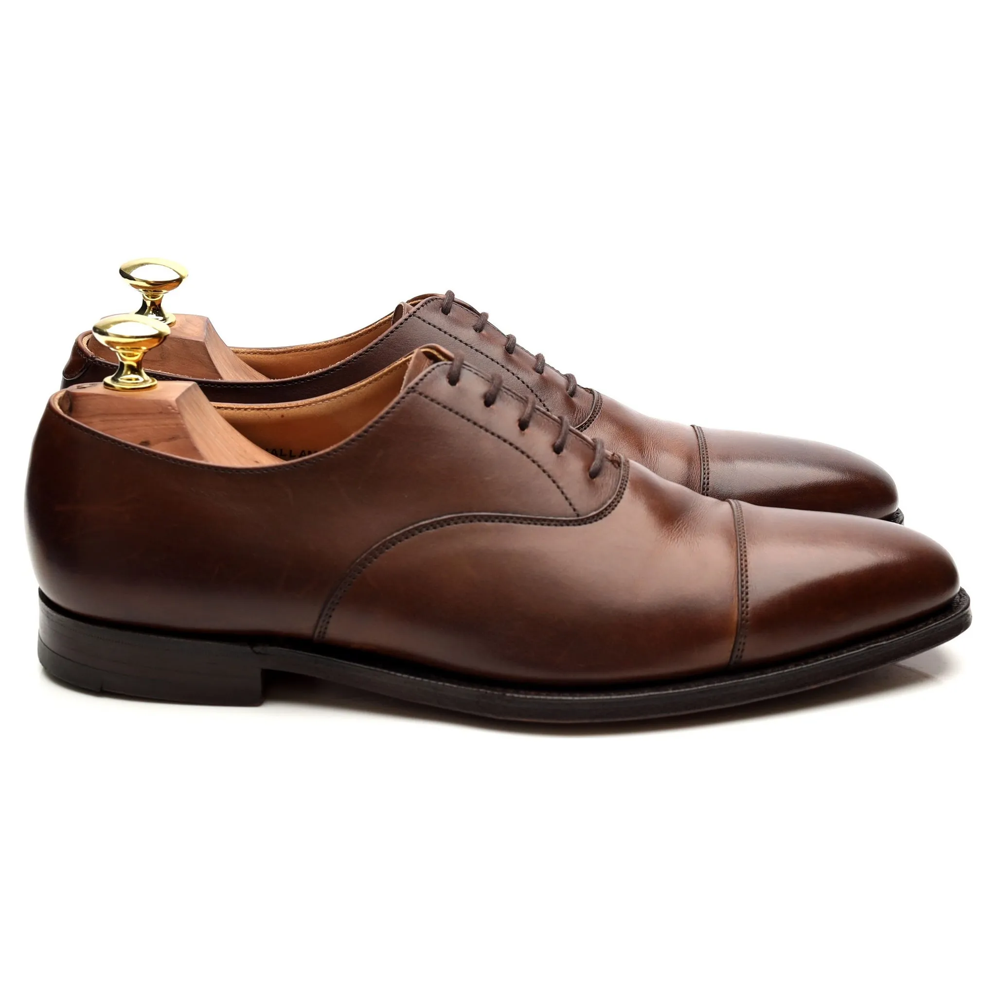 'Hallam' Dark Brown Leather Oxford UK 7 E