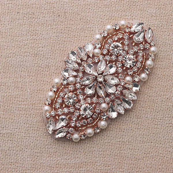 Handmade Rhinestones Appliques Patch - Style2