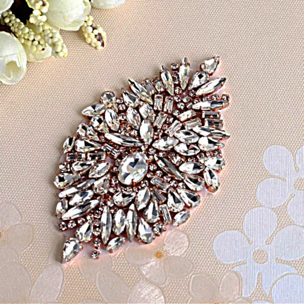 Handmade Rhinestones Appliques Patch - Style4