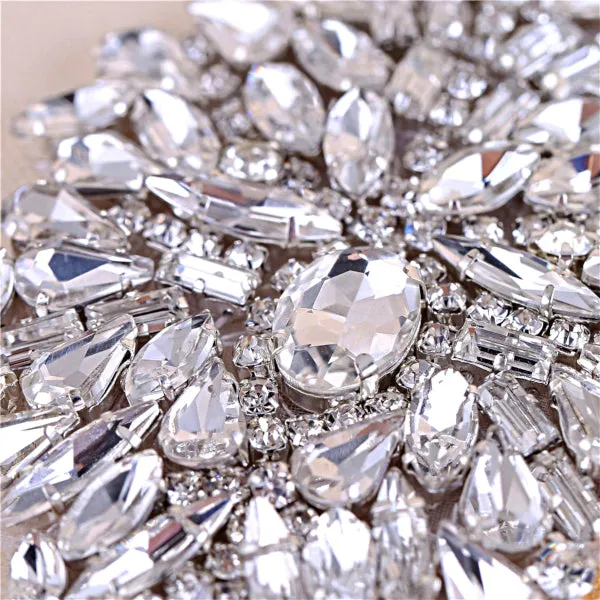 Handmade Rhinestones Appliques Patch - Style4