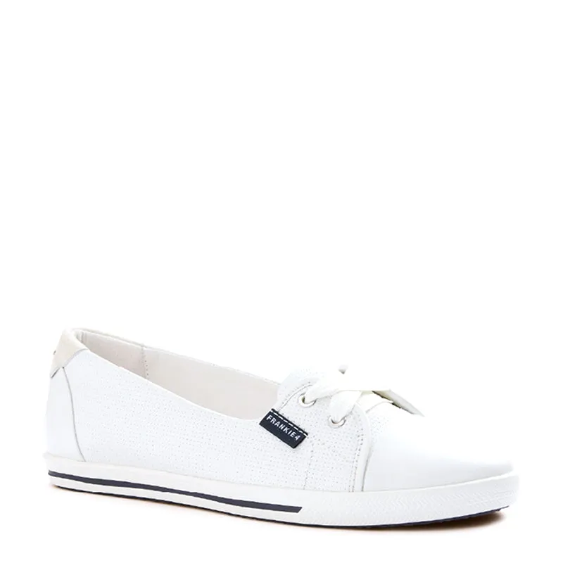 HANNAH III - WHITE PUNCHED LEATHER